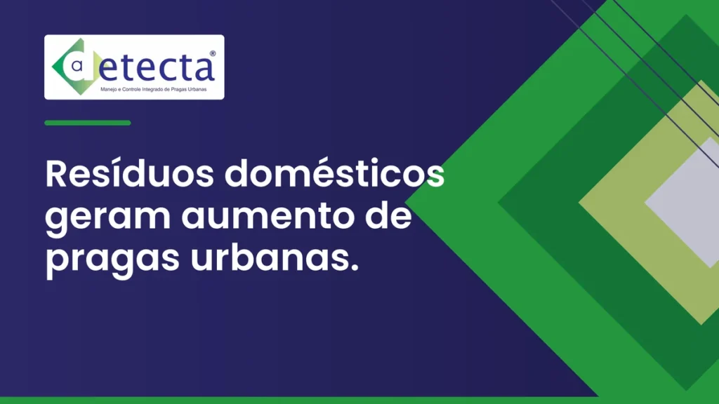 Capa do artigo sobre resíduos domésticos geram aumento de pragas urbanas.